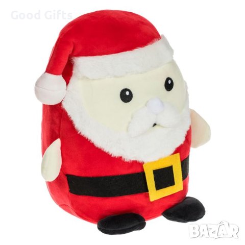 Коледна плюшена играчка-възглавничка, Дядо Коледа, 30см, снимка 2 - Плюшени играчки - 42792715