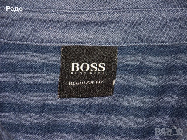 Hugo Boss / L / 100%Original / тениска с яка, снимка 4 - Тениски - 37081605