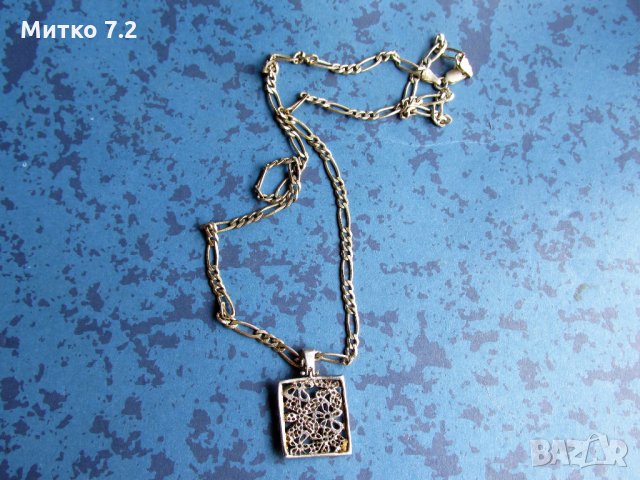 сребърен медальон - 21, снимка 5 - Колиета, медальони, синджири - 30645351