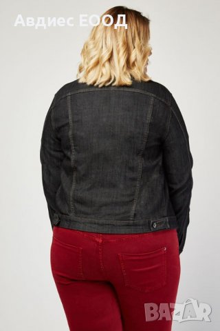 Черни дънкови якета 🌻ХЛ - 2ХЛ, снимка 2 - Якета - 39484722