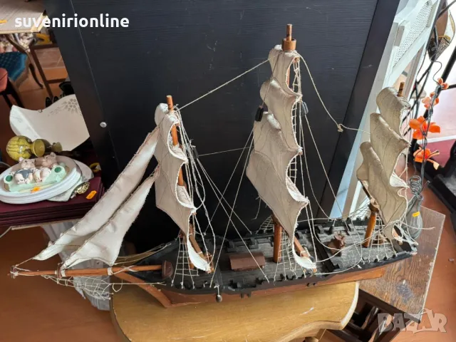 голям дървен колекционерски кораб, снимка 3 - Колекции - 50263342