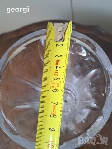 стъклена ваза   5/1, снимка 3 - Вази - 49077075