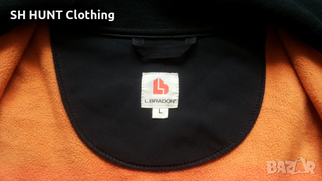 L.BRADOR Softshell Work Jacket размер L работна горница вятърно устойчива W4-164 , снимка 12 - Якета - 52026606