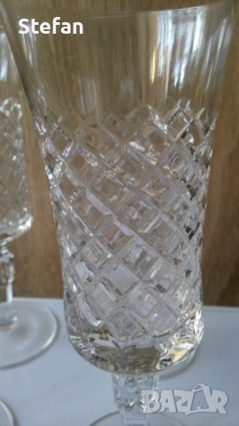 Кристални чаши - "РОПОТАМО", снимка 3 - Чаши - 39802715