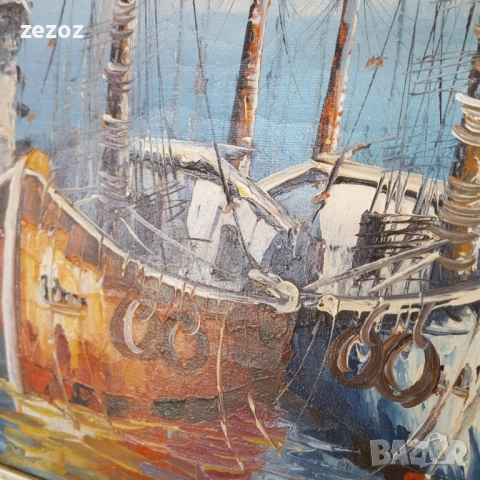 Авторска картина масло върху платно, снимка 2 - Картини - 52127534