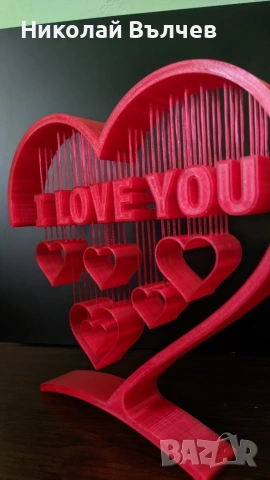 Дизайнерска 3D Скулптура "Вечна Любов" – Уникален Подарък за Специални Моменти, снимка 11 - Романтични подаръци - 53244816