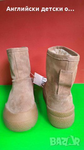 Английски детски ботуши естествена кожа-ZARA , снимка 8 - Бебешки боти и ботуши - 42907638
