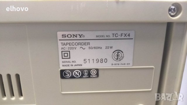 Дек Sony TC-FX4, снимка 8 - Декове - 39442021