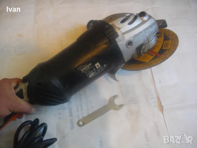 2400W ф230мм MEISTER НЕМСКИ 2016г.ОРИГИНАЛЕН ГОЛЯМ ЕЛЕКТРИЧЕСКИ ШЛАЙФ ЗА РЯЗАНЕ С ВЪРТЕЛИВА ФУНКЦИЯ , снимка 7 - Други инструменти - 50169153