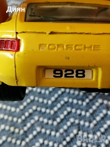 Метална Количка Porshe 92B, снимка 4 - Колекции - 53009785