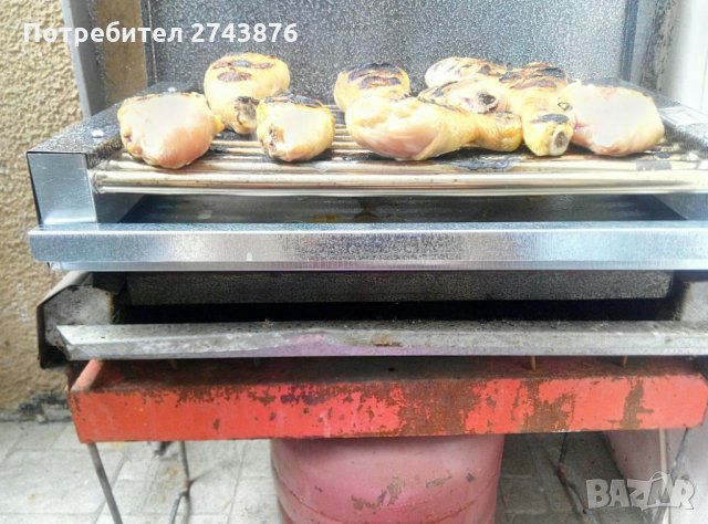  Електрическа скара Rubino ЕС- 0.9К,            900 W, Тавичка за мазнина, снимка 4 - Скари - 34162701