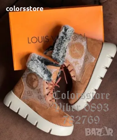 Дамски зимни боти Louis Vuitton-VL58pi, снимка 2 - Дамски боти - 48273832