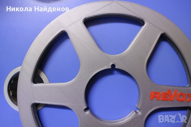 Магнетофонни ролки сребристи 26см., снимка 7 - Декове - 40338196