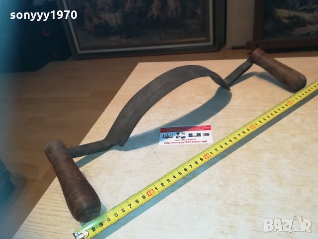 античен инструмент 50см за две ръце 1802211833, снимка 7 - Антикварни и старинни предмети - 31867702