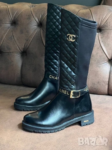 дамски ботуши burberry christian dior chanel , снимка 5 - Дамски ботуши - 50745756