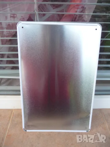 Метална табела храна пица голяма парти сосове кутия доставка топла, снимка 3 - Рекламни табели - 50381194