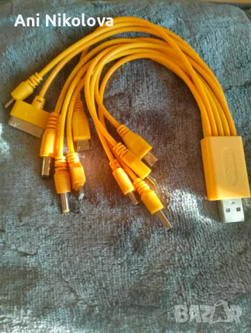 USB разклонител към 10 различни изхода, снимка 2 - USB кабели - 49840091