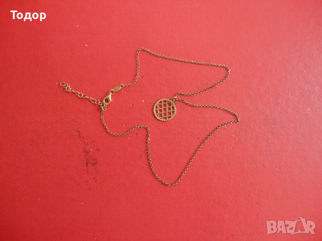 Позлатено сребърно колие 925 Diadema Italy, снимка 7 - Колиета, медальони, синджири - 44637896