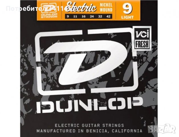 Струни Dunlop за електрическа китара, снимка 3 - Китари - 39917349