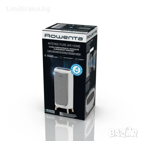 Rowenta Pure Air Home PU6180 – Смарт пречиствател за въздух с HEPA, Wi-Fi, до 36 м², снимка 3 - Овлажнители и пречистватели за въздух - 55801710