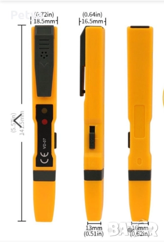 Интелигентен безконтактен тестер за напрежение 