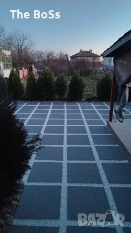 Бетонни плочи за двор 