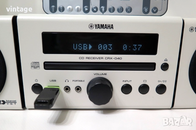 Yamaha CRX-040 white, снимка 2 - Аудиосистеми - 51574393