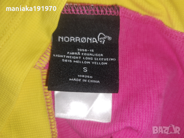 Norrona fjora equaliser lightweight Long Sleeve (S) дамска спортно блуза, снимка 10 - Спортни екипи - 44693950