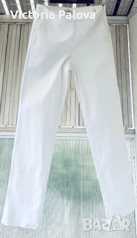 Италианска модна къща CHERRUTI 1881 бял панталон, снимка 7 - Панталони - 50408534