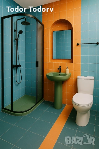 Ремонт на Баня настилки и облицовки от камък гранитогрес и плочки 