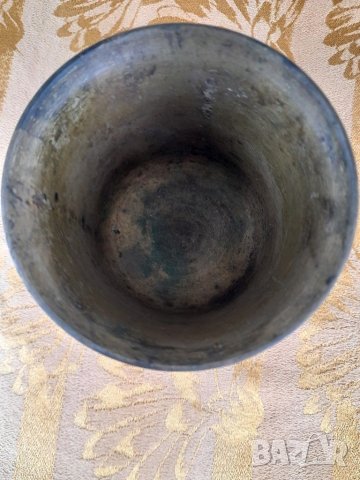 Стар бронзов хаван, снимка 11 - Антикварни и старинни предмети - 40709105