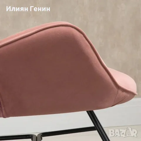 Люлеещ се стол HOMCOM с капитониране, снимка 3 - Столове - 56048731