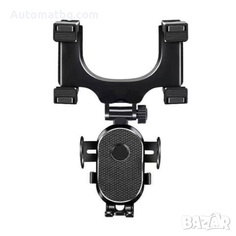 Стойка за телефон Automat, За огледало, Въртяща, Регулируема