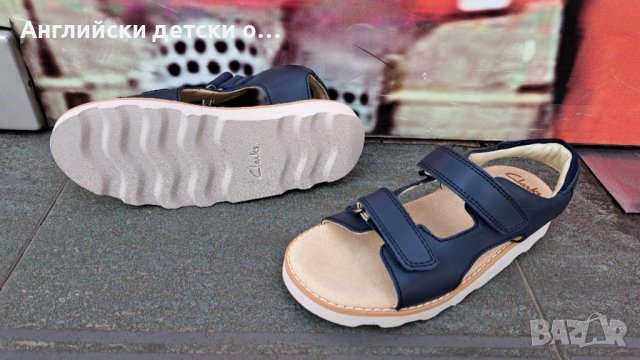 Английски детски сандали естествена кожа-CLARKS , снимка 4 - Детски сандали и чехли - 40725060