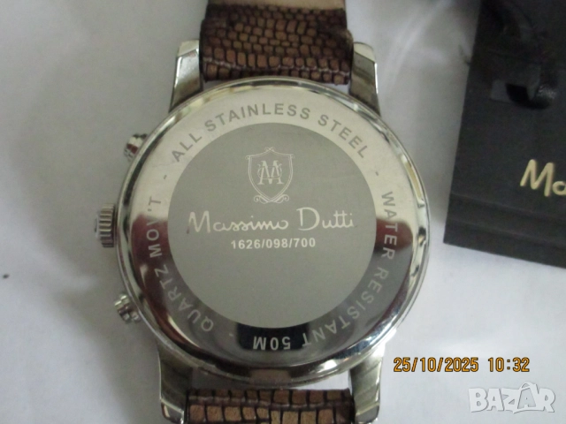 НОВ!!!Часовник Massimo Duti chronograph, снимка 6 - Мъжки - 52175832
