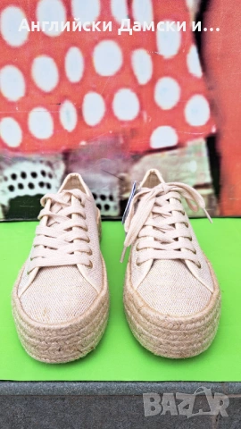 Английски дамски еспадрили, снимка 6 - Дамски ежедневни обувки - 53885003