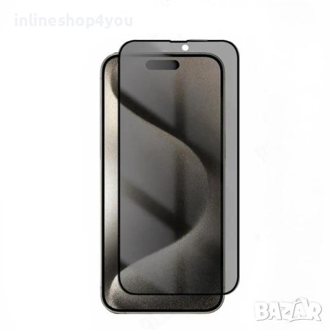 Матов Privacy Хидрогел Протектор за Дисплей за Apple iPhone 15 | 15 Pro | 15 Pro Max | 15 Plus, снимка 1 - Фолия, протектори - 42334298