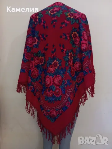 Руски шал , снимка 4 - Шалове - 49421482