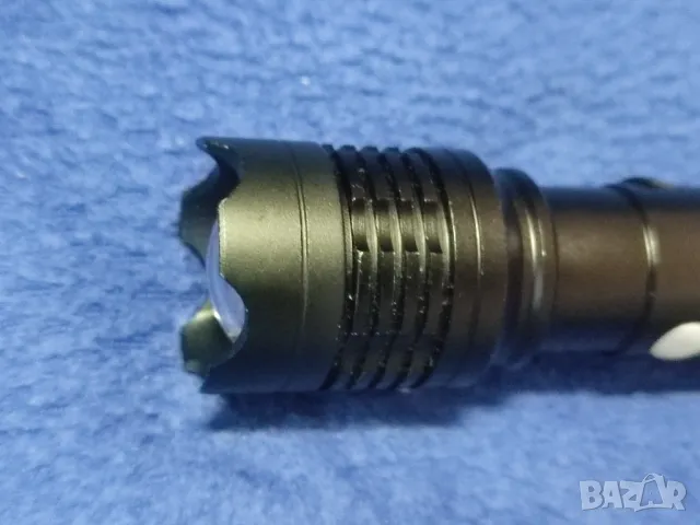 Мощен, компактен LED акумулаторен тактически фенер за лов, риболов, палатка, излет, снимка 4 - Къмпинг осветление - 49767735