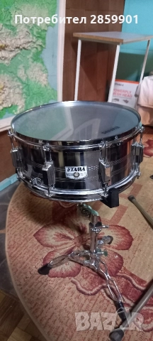 Продавам японско барабанче Tama със стойка , снимка 2 - Ударни инструменти - 52868989