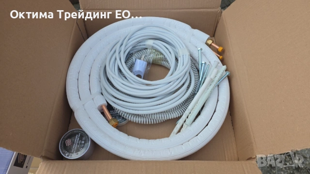 Неизолирана медна тръба, 1/4” (6,35 мм), дебелина на стената 0,71 мм – ролка от 50 м, снимка 7 - Климатици - 54264641