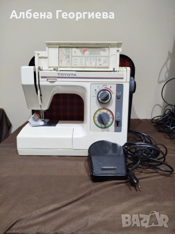 Механична шевна машина TOYOTA EX 490, снимка 10 - Шевни машини - 52583000