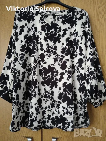 Нова дамска блуза от коприна, снимка 2 - Блузи с дълъг ръкав и пуловери - 48228146