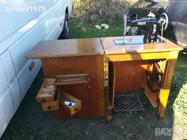 PFAFF-GERMANY-АНТИКА В СВЕЖ ВИД 0112211833, снимка 3 - Антикварни и старинни предмети - 34995983