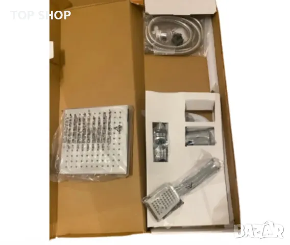 Хромиран горен душ комплект, смесител тип дъждовен душ Schütte, снимка 2 - Други - 49204861