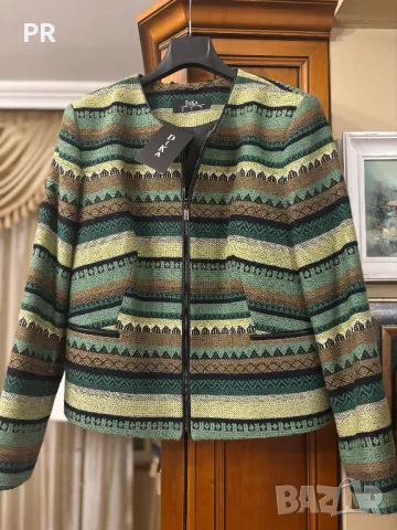 Атрактивно сако с цип Дика, ново, с етикет , снимка 3 - Сака - 48338124