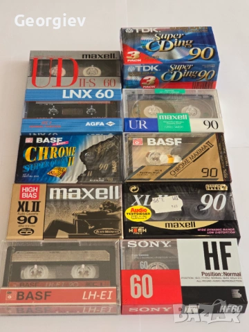 TDK, Maxell, Sony, BASF, Agfa