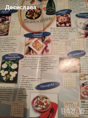 Стар календар на  ракия Пещера , снимка 2 - Други - 38247625