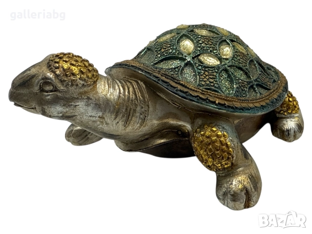 🐢 Декоративна костенурка – фигурка за декор и късмет, снимка 3 - Статуетки - 47787846