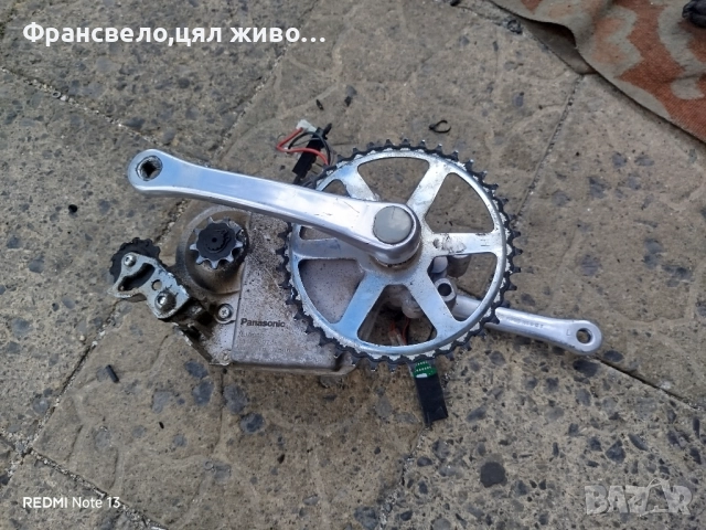 Работещ двигател за електрически велосипед колело Panasonic 24 волта 